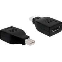 DeLOCK - DisplayPort-Adapter - Mini DisplayPort (M) zu DisplayPort (W) - Schwarz