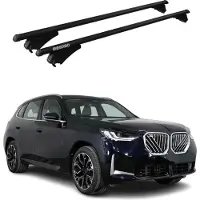 Menabo Dachträger Grundtäger für BMW X3 G45 2024-2025 75kg Alu Schwarz 2 tlg