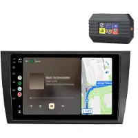 AWESAFE Android Autoradio 2+64GB für VW Golf 6 ab 2008 Navi kabellos Carplay Bluetooth RDS WIFI DSP GPS DAB+