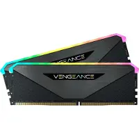 Corsair Vengeance RGB CMN32GX4M2Z3200C16, 32 GB, 2 x 16 GB, DDR4, 3200 MHz, 288-pin DIMM, Schwarz