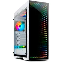 Inter-Tech X-908 Infini 2, Tower, PC, Weiß, ATX, EATX, ITX, micro ATX, Multi, Taschenlüfter