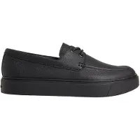 Calvin Klein Halbschuhe Hybrid Clean Boat Shoe Lth HM0HM02233 Schwarz