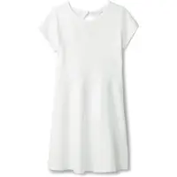 Calvin Klein Kleid für den Alltag Skater LVCKSJH02G Weiß Regular Fit