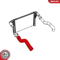 ESEN SKV 43SKV001 Turbo Ladeluftschlauch für JEEP CHEROKEE (KK)