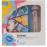 Dafi Pokemon Set Soft 500ml Filterflasche + Frühstücksbeutel