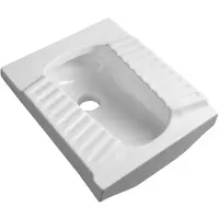 A&n&a aqualine Aqualine AGADI Toilette mit türkischer Spülung 50x61,5cm, Hock-WC, Weiß
