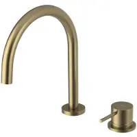 Sapho ULTRAMIX 2-Loch Waschtischarmatur, Gold matt