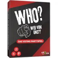 ANZEN WHO? WER VON Uns? - Das Voting Partyspiel | Kartenspiel | Wer würde eher Abstimmung | Findet heraus, was Ihr übereinander Denkt | 110 Karten für 3+ Spieler ab 16 Jahren und Erwachsene | Geschenk-Idee