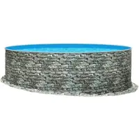 Mountfield 2BAL Azuro 5,0 x 1,2 m STONE - ohne Leiter und Filter mit Off-Axis-Löchern in 2 Kartons