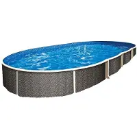Mountfield Azuro 404 DL- 5.5 x 3.7 x 1.2 m RATTAN, without ladder and filter, with off-axis holes