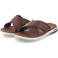 Bugatti DARIO Herren Pantolette - bequeme Pantoletten braun NEU