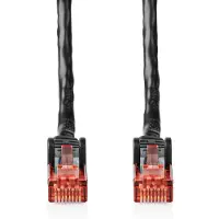 AlarmsysteemExpert.nl CAT6-Netzwerkkabel - RJ45 Stecker - RJ45 Stecker - U/UTP - 75.0 m - Aussenbereich - Rund - PE - Schwarz - Label
