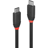 Lindy 36907, 1,5 m, USB C, USB C, USB 3.2 Gen 1 (3.1 Gen 1), 10 Gbit/s, Schwarz