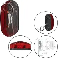 Pricenet LED Positionsleuchte rechts Rot Weiß 12V Begrenzungsleuchten Anhänger Wohnwagen