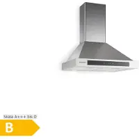 Klarstein Zelda Dunstabzugshaube Edelstahl 60cm Wandanbau 620 m³/h Touch Timer