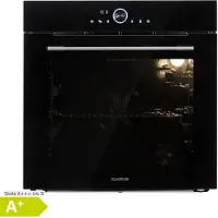 Klarstein Backofen, Einbau-Backofen mit 11 Modi, Backofen Einbaugerät mit Stecker, Einbaubackofen mit Auftau & Grill-Funktion, 73L Ofen mit App-Control & Drehschalter, Elektro-Backofen in Schwarz