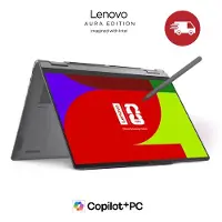 Lenovo Yoga 7i 2-in-1 Gen 11 Aura Edition 14 Intel Intel Core Ultra 7 355 Prozessor LPE-Kerne bis zu 3,50 GHz P-Kerne bis zu 4,70 GHz, Windows 11 Home 64, 1 TB SSD M.2 2242 PCIe 4.0 QLC