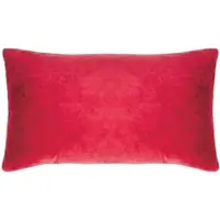 PAD Dekokissen "Elegance", rot (rot, unifarben), B:35cm H:2cm L:60cm, Polyester, Dekokissen_Sitzkissen_Kissenhüllen, Dekokissen, Design als Basic, aus Samt, elegante Optik