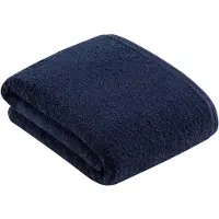 Vossen Badetuch Vegan Life Marineblau (100 x 150 cm)