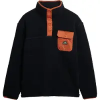 Superdry für Herren. M2014283A Fuji Fleece halber Reißverschluss (M), Lässig, Baumwolle, Marine