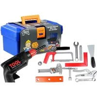 Leantoys Lean Toys Werkzeugkasten für Heimwerker, großes Set, 31-teilig