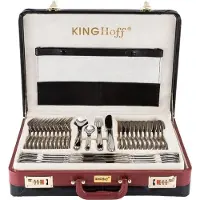 KINGHOFF Besteck 72 Elem. Atlas Kh-Koffer 3561
