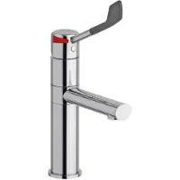 Sapho LEA Waschtischarmatur hoch, schwenkbarer Auslauf, Medizinischer Hebel, Chrom