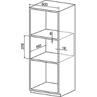 MPM -25-KMI-01 Integriert 25 l 900 W Schwarz