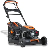 FUXTEC 4in1 Benzin Rasenmäher FX-RM5170es - 170ccm | 51cm | 28Kg | 4-Takt | E-Start | Mulchfunktion | Seitenauswurf | 60L | EasyClean | bis 1000m²