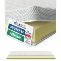AM Qualitätsmatratzen | Premium Visco-Topper | 120x200 cm | 6 cm Höhe | Matratzentopper | 120/200 | Viscoschaum Topper | Memoryschaum