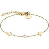 Tamaris Gentle gilded bracelet with hearts TJ-0041-B-21 (L)