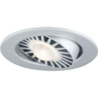 Paulmann Turbo, Schlafzimmer, Wohnzimmer, Chrom, Weiß, LED, 3000 K, warmweiß