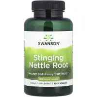 Swanson Health , Stinging Nettle Root (Brennnesselwurzelextrakt),glutenfreie Kapseln 100 St