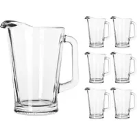 Libbey Krug Pitcher, 1,77 l, Glas, Set, 6 Stück