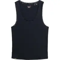 Superdry Vintage Tanktop mit Spitzenbesatz