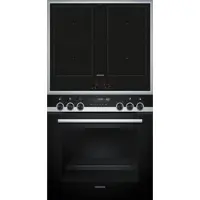 Siemens EX83DC2 (EM645CQB6E + HE578GBS4) Herdset groß AutoClean activeClean mit 60 cm Induktions Kochfeld (Versandkostenfrei)