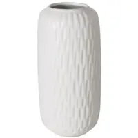 Boltze Vase Zalina Porzellan weiß 20cm
