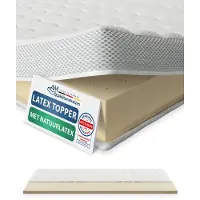 AM Qualitätsmatratzen | Premium Latex-Topper | 135x190 cm | 6 cm Höhe | Matratzentopper | 135/190 | Latex Topper