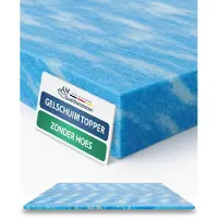 AM Qualitätsmatratzen Gelschaum Topper ohne Bezug RG50 Made in Germany 80x200cm