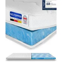 AM Qualitätsmatratzen Premium Plus Gelschaum Topper RG50 Made in Germany 100x190cm