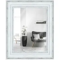 MendeFrames Wandspiegel H240 Modern Weiß 50x100 cm