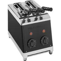 Milan Toast -Toaster 2 Zangen SCHWARZ 220-240 V 50/60 Hz 1,37 kW