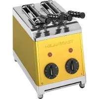 Milan Toast Sandwichtoaster mit Zangen gold
