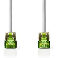 Nedis CAT7-Netzwerkkabel - S/FTP - RJ45 Stecker - RJ45 Stecker - 5.00 m - Snagless - Rund - LSZH - Grau - Label