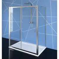 Polysan EASY Duschkabine drei Wänden 1300x700mm, L/R Variante, Klarglas