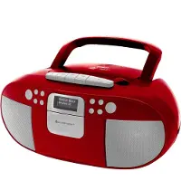 Soundmaster SCD7800RO, Analog & Digital, DAB+, FM, Spieler, CD, CD-R, CD-RW, 3 W, LCD