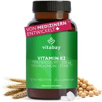 Vitabay CV Vitamin K2 200 mg Mk-7 vegan Tabletten