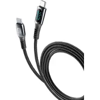 Cellularline Display Cable, 2 m, USB C, USB C, Schwarz