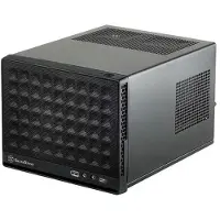 Silverstone SG13, Mini Tower, PC, Schwarz, Mini-DTX, Mini-ITX, Kunststoff, Stahl, 6,1 cm