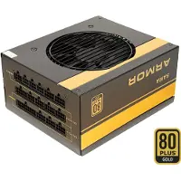 Inter-Tech SAMA FTX-850-B ARMOR, 850 W, 110 - 240 V, 850 W, 47 - 63 Hz, 6 - 15 A, Aktiv
